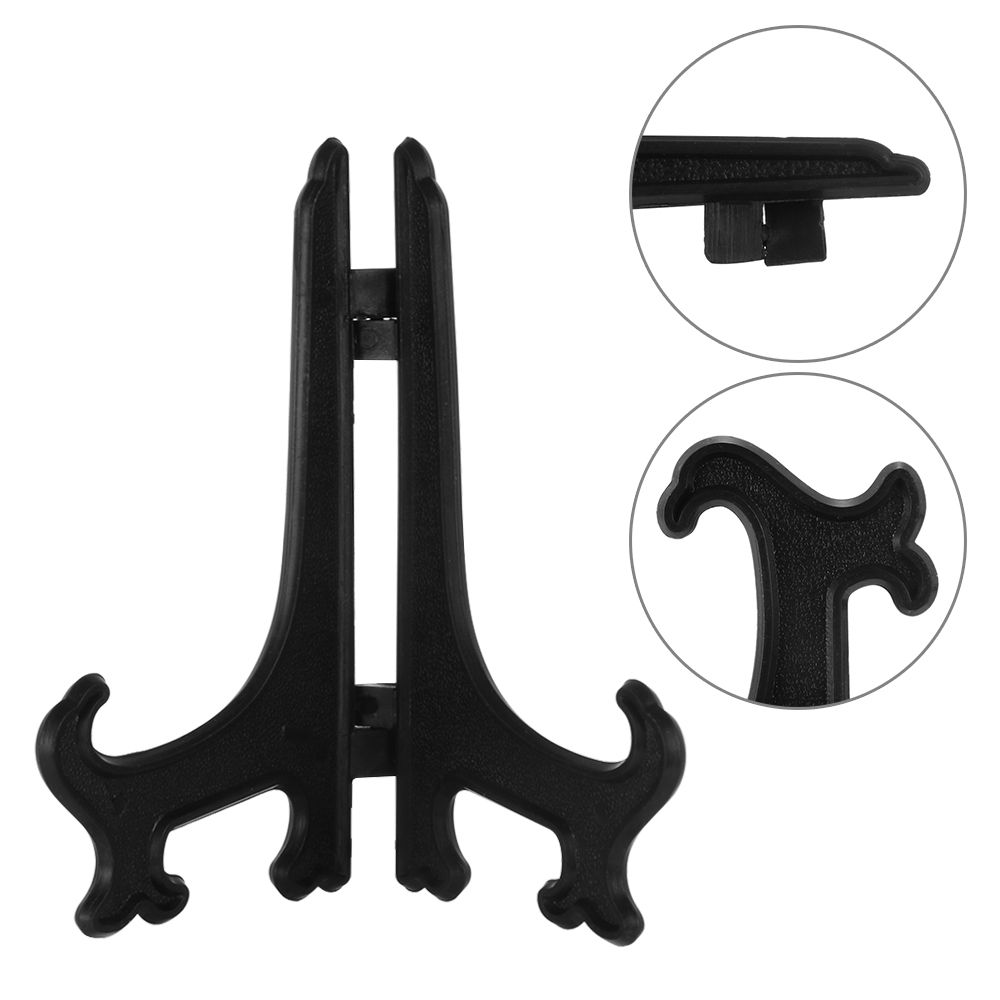 5PCS Arts Picture Pedestal Easel Display Stand Stander Storage Holders Photo Frame Dish Rack
