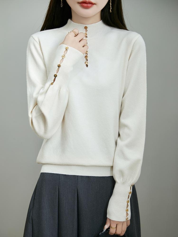 Женский кашемировый свитер Qinghe кашемир 50% шелк 50% шерсть осенне-зимний кашемировый пуловер мягкий и теплый