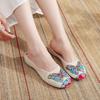 Women's Casual Summer Butterfly Slippers: Cloth Shoes with Beef Tendon Sole for Walking and Shopping