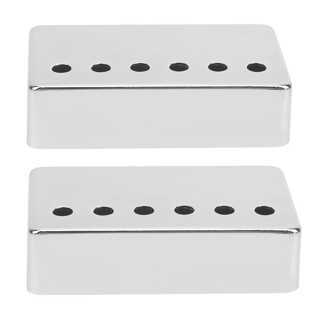 2Pcs Electric Guitar Pickup Shell Nickel Cover 50mm and 52mm Musical Instrument Accessories