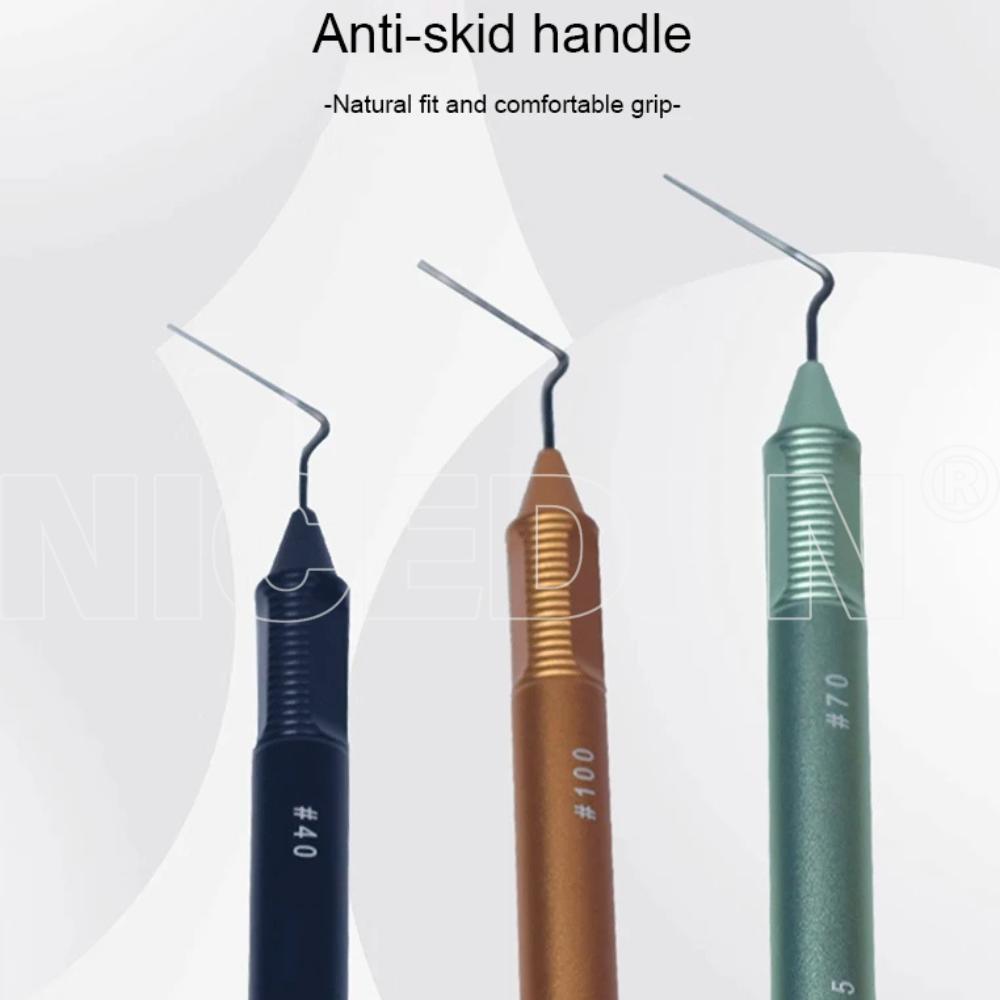 1 шт. NICEDEN Стоматологический эндодонтический ручной плаггер Бьюкенена Инструмент для пломбирования NITI наконечник #0 #1 #2 Эндодонтический стоматолог Стоматологические инструменты