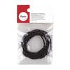 Braided Synthetic Leather Ribbon, 3 Mm, 1.5 M, Dark Brown