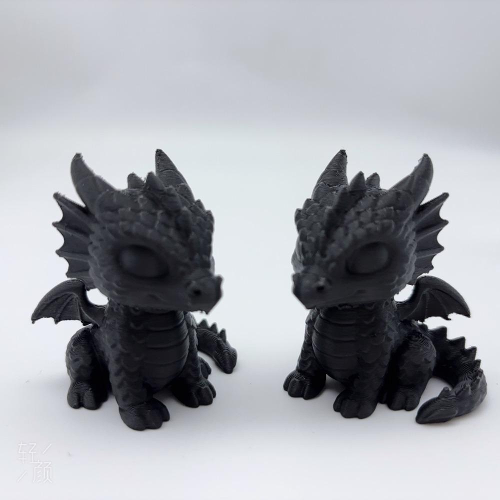 Скульптура Драконьего Малыша, 3D-печатная статуэтка детеныша дракона, Декоративный элемент с драконом, Многофункциональное украшение для рабочего стола