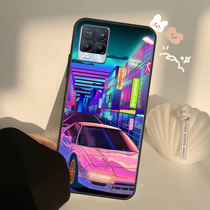 Спортивный автомобиль JDM Tokyo Drift для Realme 8 9 Pro Plus GT Neo 2 GT Master 9i 8i, чехол для телефона OnePlus 9 10 Pro 9R Nord2