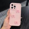 3D Pink Cute Butterfly Silicone Soft Phone Case For iPhone 16 15 14 13 12 11 Pro Max XS XR X 7 8 Plus SE Mini Shockproof Candy Cover