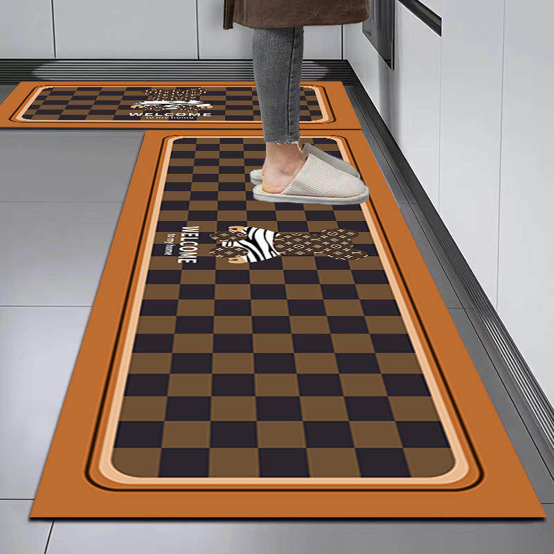 Corridor Long Mat Simple, Water-Absorbent, Easy To Clean. Suitable For Restaurant Kitchen Laundry Room Rug And Home Decor