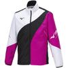 Tennis Wear Active Warmer Jacket Heat Retention Water Repellent 62MEA502 Black X Pink M [Mizuno]