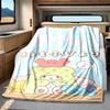 Cute Kuromi Theme Rv Blanket Soft Lightweight Multiseasonal Use For Travel Camping Picnics Sofas Rvs Beds Living Rooms Giftst26