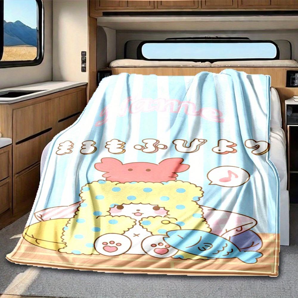 Cute Kuromi Theme Rv Blanket Soft Lightweight Multiseasonal Use For Travel Camping Picnics Sofas Rvs Beds Living Rooms Giftst26
