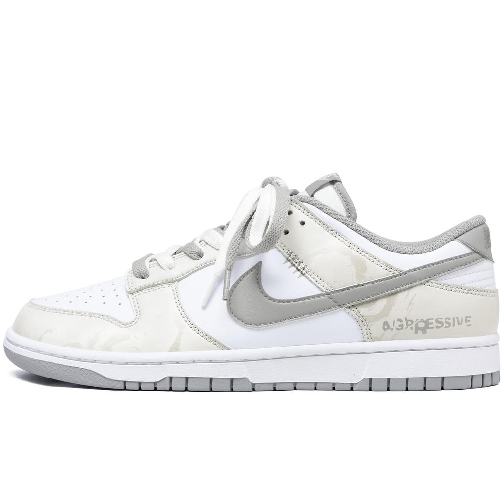 Nike Dunk Height Increasing Low top Skateboard Shoes Men's Ecru Gray DD1391-103(Team1439-)