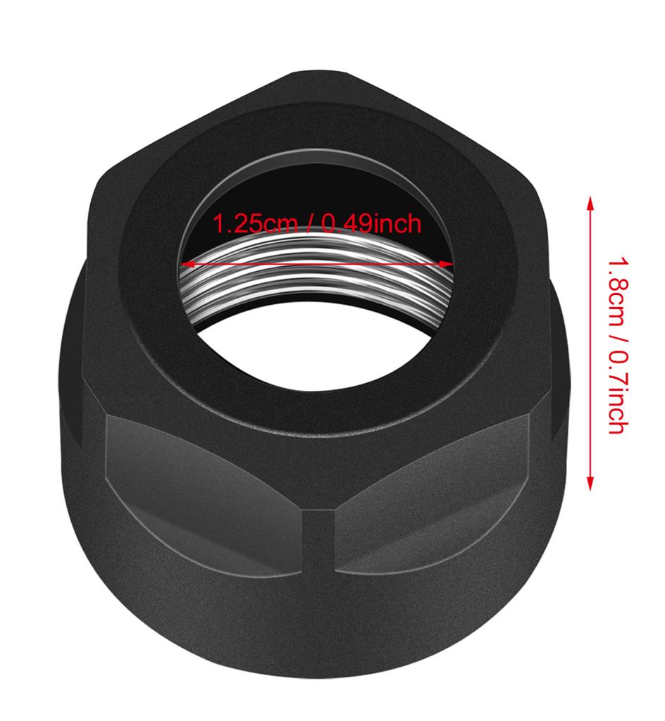 Набор из 5 гаек ER16A для зажима цангового патрона для токарного станка с ЧПУ ER
