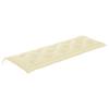 Vidaxl Ławka Batavia Z Kremowa Poduszką, 150 Cm, Lite Drewno Tekowe