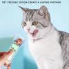 Кормушка для кошек, ложка-соковыжималка для кошек, не пачкает руки, пюре из мяса домашних животных, закуски, кормушка для кошек, ложка для кормления кошек, товары для животных