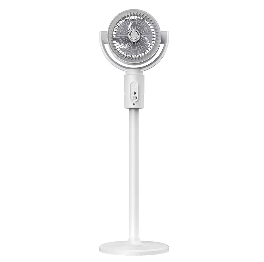 360 Circulation Quiet Powerful Floor Fan,Standing Smart Fans,with Remote Control Adjustable Height