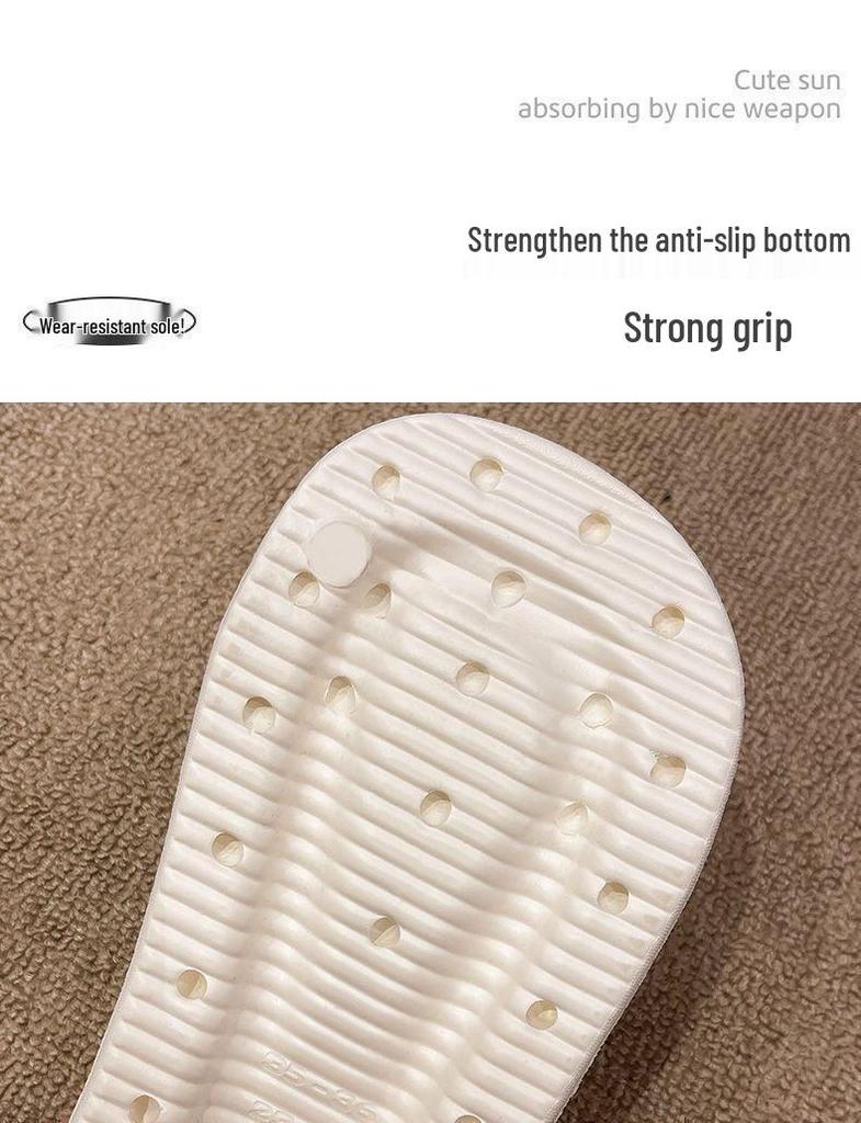 Новые женские шлепанцы на толстой подошве, лето 2025 - Повседневные с одним ремешком, с ощущением 'Шагни в блаженство' для ношения на улице и на пляже