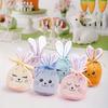 1 шт. Набор мешков на завязках с кроликами на Пасху, Дизайн в форме кролика