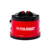 KLEVA SHARP Knife Quickly Sharpens and Restores Sharpness [KLEVA Official] Sharpener, Double-Edged, Manual, (Red)