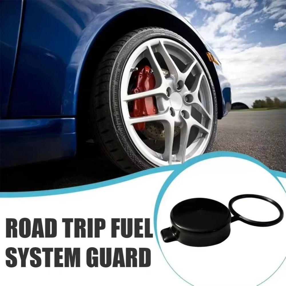 Plastic Capless Port Cover Funnel Bundle Tethered Gas Cover Protective Gas Caps Cover for Vehicles