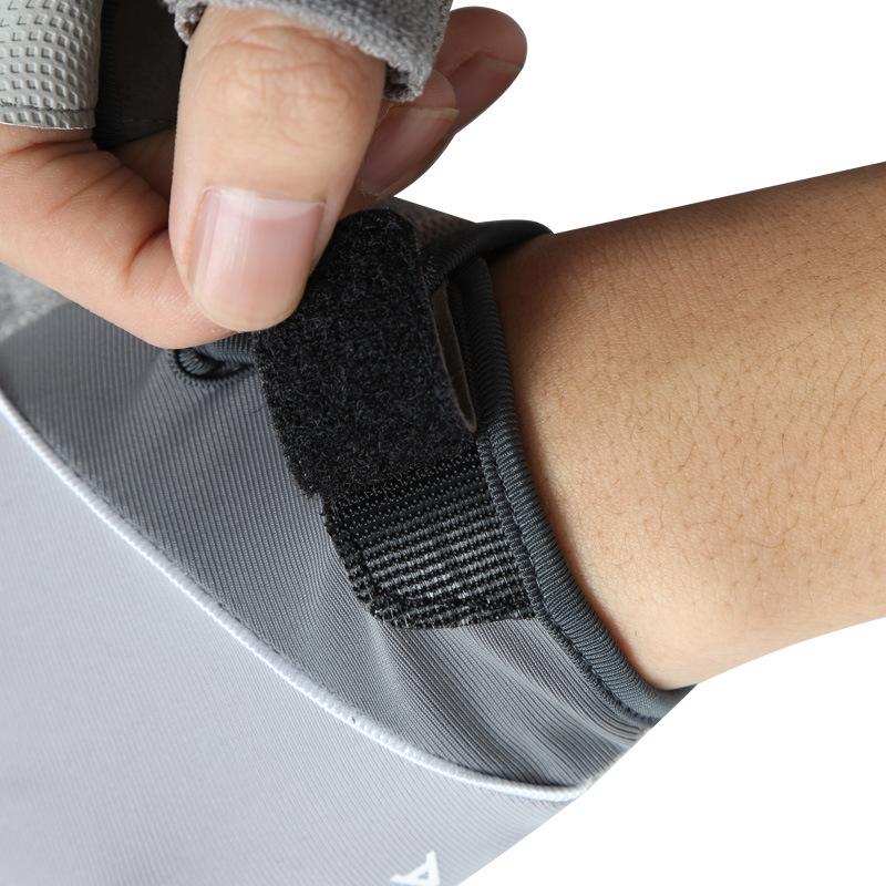 Велоперчатки самоходный мотоцикл велоспорт спортивные рабочие ледяной шелк дышащие защита от солнца амортизация фитнес на открытом воздухе перчатки без пальцев