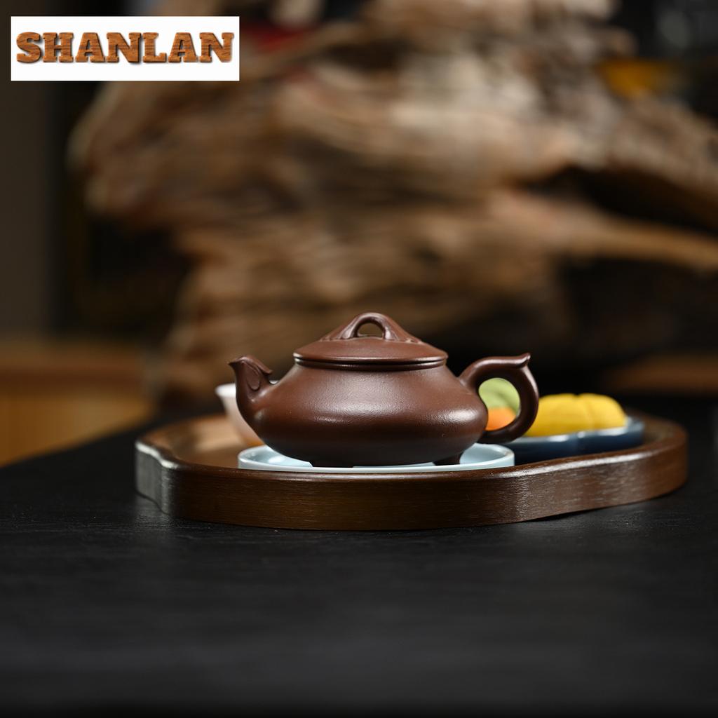250ml Exquisite Yixing Purple Clay Teapots Handmade Yi Qu Pot Raw Ore Purple Mud Kettle With Filter Chinese Zisha Tea Set Craft