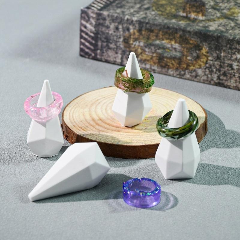 Гибкая силиконовая форма для колец на палец, полная пластина, кольца с бриллиантами, форма для эпоксидной смолы, инструмент для изготовления украшений, уникальные аксессуары, формы