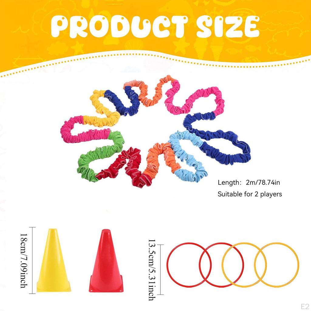 Cooperativa Stretching Band Динамическое движение детей с кольцами и кубиками для игровой деятельности