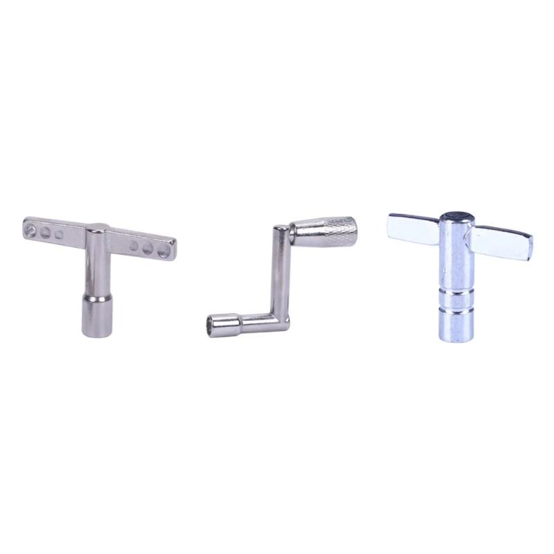 Стандартный ключ для барабана Металлическое сверло Ключ для настройки барабана Барабаны Запасные аксессуары Для барабанщика Перкуссиониста Легко использовать