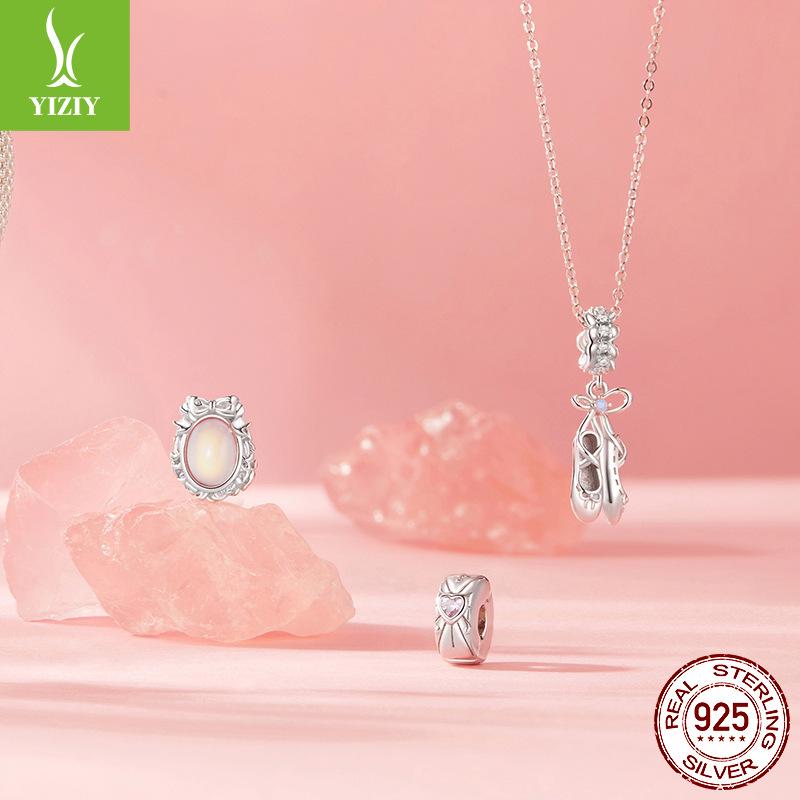 Медведь Хвост Рыбы Цветной Большой Основной Камень DIY Браслет Бусины 925 Серебряные Бусины Ювелирные Аксессуары Легкая Роскошь