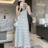 Women's Knitted Lace Vest Halter Skirt Summer Haute Sense Dress New Style Bag Hip Long Skirt