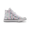 Converse Chuck Taylor All Star Холщовые Высокие Кроссовки с Принтом Морского Конька для Детей Детские Холщовые Кроссовки Белые Синие Розовые 372871C