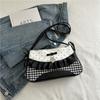 Cute Lace Bow Splicing Armpit Bag 2025 New Girl Travel Polka Dot Shoulder Oblique Span Bag