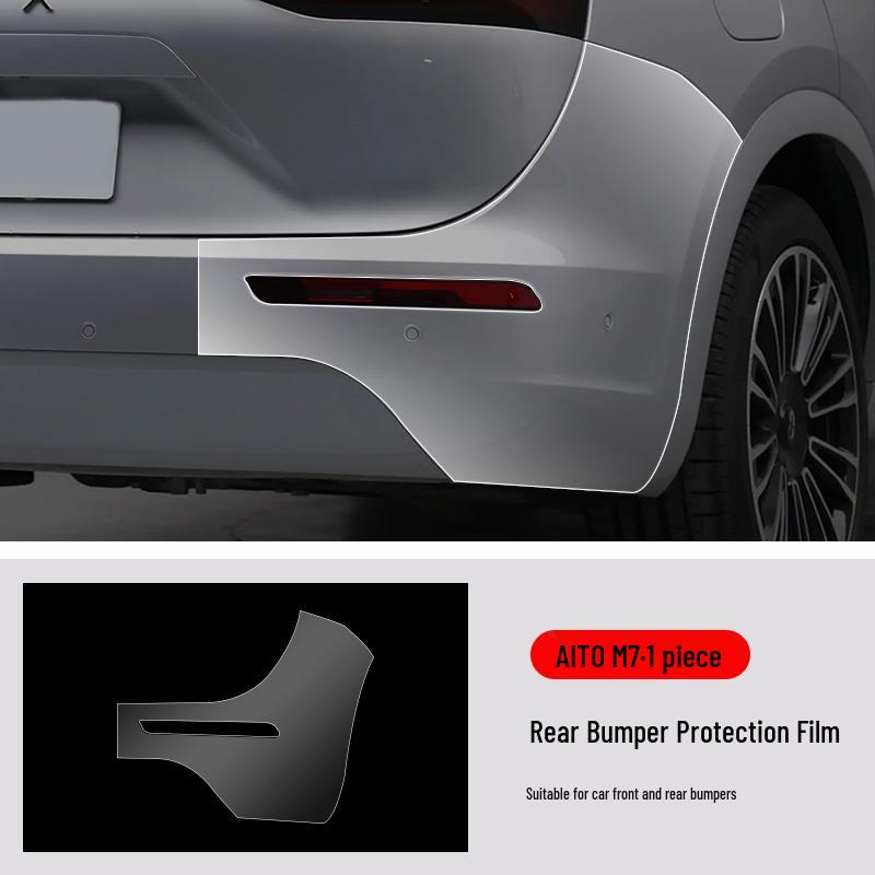 AITO M7 Pre-Cut Invisible TPU Protective Film for Front and Rear Bumpers