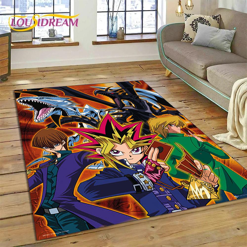 Yu-Gi-Oh Аниме КАРТА МОНСТРА Мультяшный 3D Ковер для Гостиной Спальни Домашний Декор, Нескользящий Коврик для Пола Декорация для Дивана Подарок