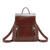 Leather Women's Bag Fashion Leather Backpack Girls Internet Celebrity Women's Backpack