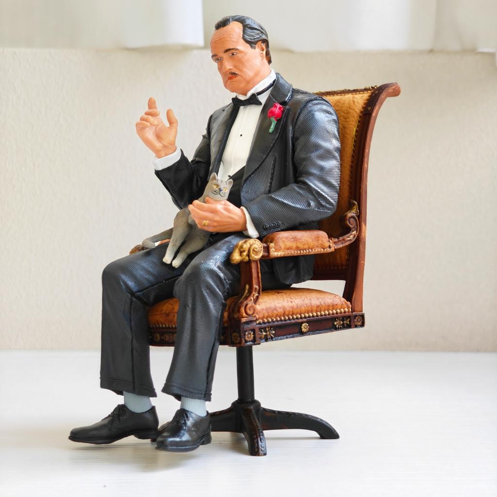 15CM Film Characters Vito Corleone The Godfather Replaable arm Male Sne Figure Dolls Model For Toy