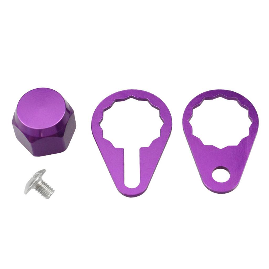 Комплект фиксирующих пластин для ручки рыболовной катушки, колпачки для винтов и гаек, фиксирующая пластина из алюминиевого сплава, крышка подшипника