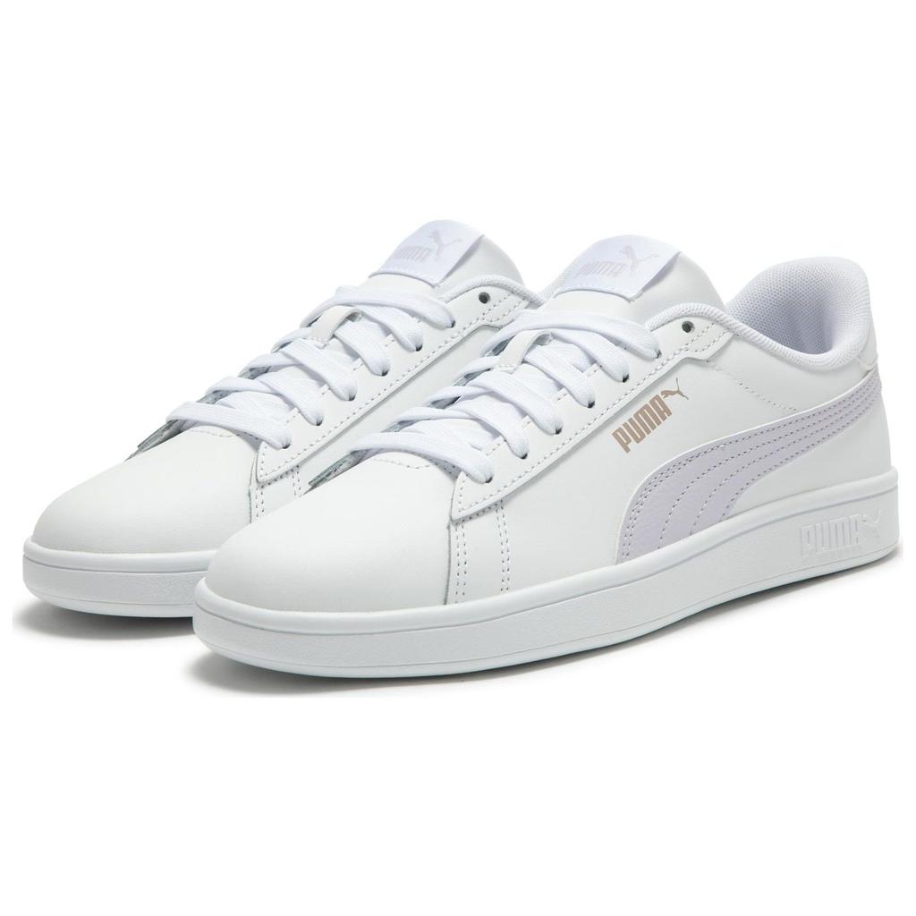 Puma Smash 3.0 Low Top Sneakers Unisex Sneakers White Purple 390987-08