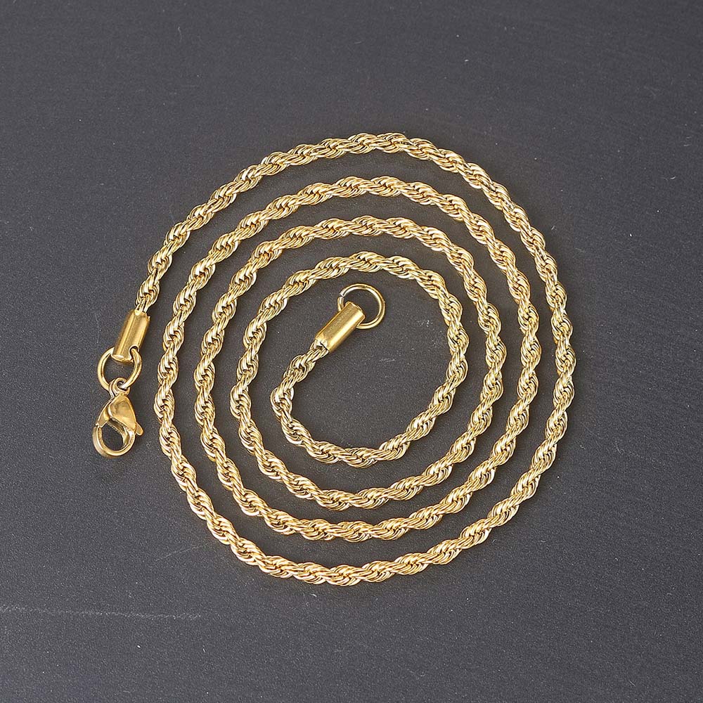 Hiphop Luxury Inlaid CZ Cross Pendant Rope Chain Necklaces for Men Women Punk Personality Rapper Accessory Fashion Neck Jewelry