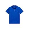 Polo FW23 Solid Custom Slim Fit Stretch Short Sleeve Polo Shirt Men Tops Blue MNPOKNI1N822461-401