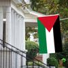 Palestine Flag Bright Color Hanging Banner Durable Palestinian National Flag for Home Garden Decoration