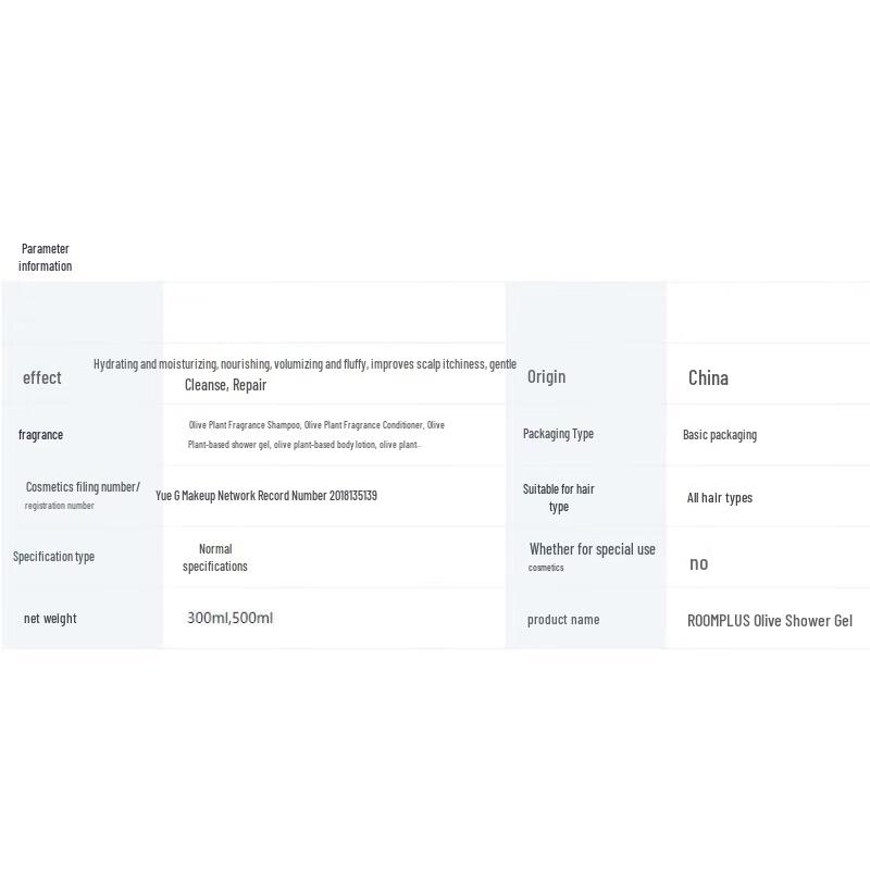 Xiyasi Olive Series ROOM PLUS Body Lotion