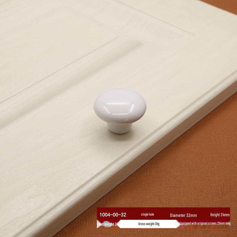 Керамическая ручка из европейского цинкового сплава: Современный черно-белый шкаф и ручка для гардероба