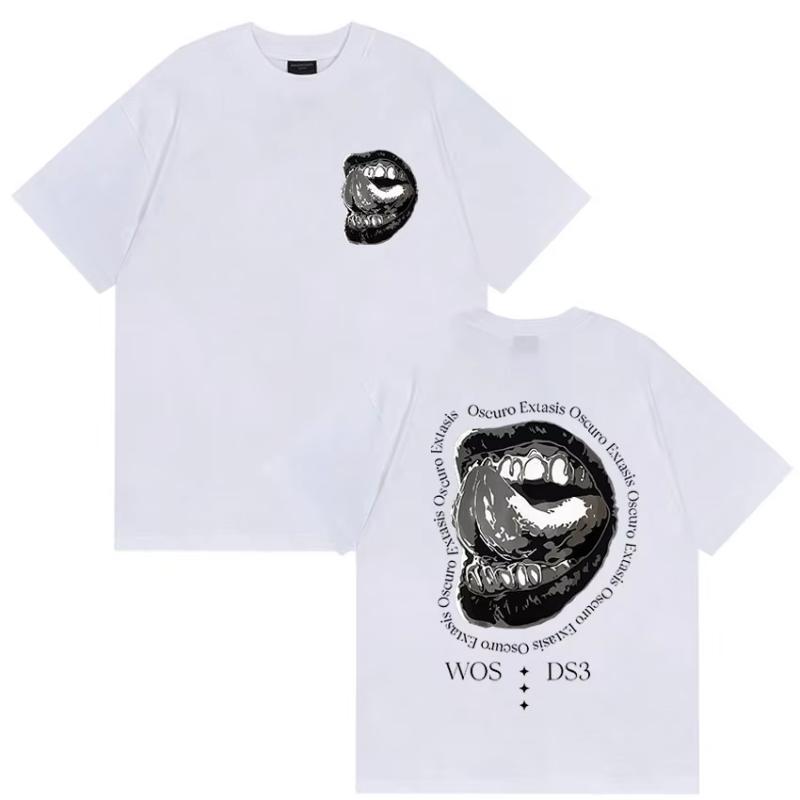 Rapper Wos Ds3 2025 Merch Graphic Tshirt Unisex Women Pop Music Fashion Short Sleeve Tshirts Hip Hop High Quality Cotton T Shirt