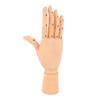Wooden Hand Model Flexible Movable Fingers Right Hand Mannequin Figure for Display Drawing Study