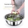 HANDUNYOU 304 Stainless Steel Large Wide-Rim Basin