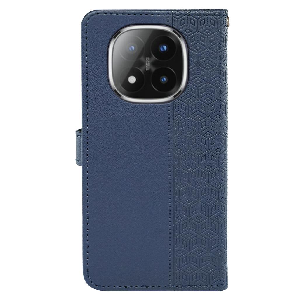 Для Xiaomi Poco M8 Pro 5G/Redmi Note 15 Pro+ 5G (Глобальный) Кожаный чехол-книжка с тиснением