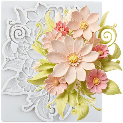 Силиконовые формы в стиле барокко, завитки, кружево, форма для мастики, инструменты для украшения торта, топпер для кекса, шоколадные конфеты, поделки, сахарная паста, полимерная глина