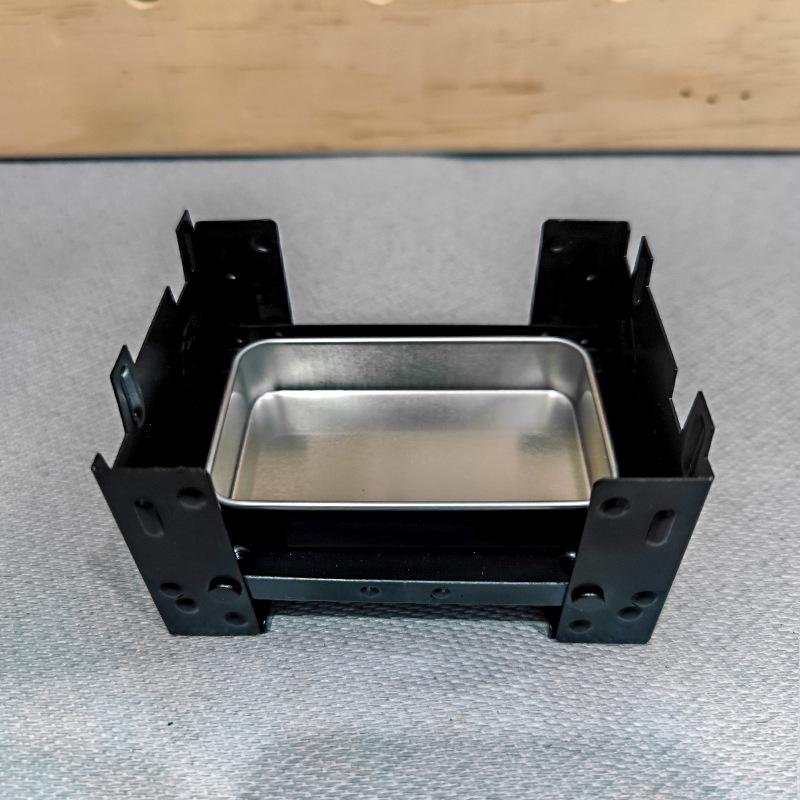 Portable Glossy Black German-style Folding Stove - Dark Souls Series