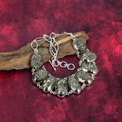 Ожерелье с золотым пиритом и друзами, ювелирные изделия из драгоценных камней, ожерелье ручной работы из цельного серебра 925 пробы, ювелирные изделия последнего дизайна