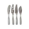 BOSKA Monaco+ Cheese Knife, Stainless Steel, 16x2.7x0.7cm, Set of 4 Mini Cheese Knives, 307096
